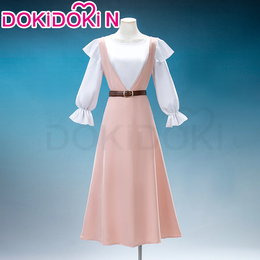 【In Stock】【Size S-2XL】DokiDoki-N Anime The Fragrant Flower Blooms With Dignity Cosplay Waguri Kaoruko  Costume Pink Dress Kaoru Hana wa Rin to Saku