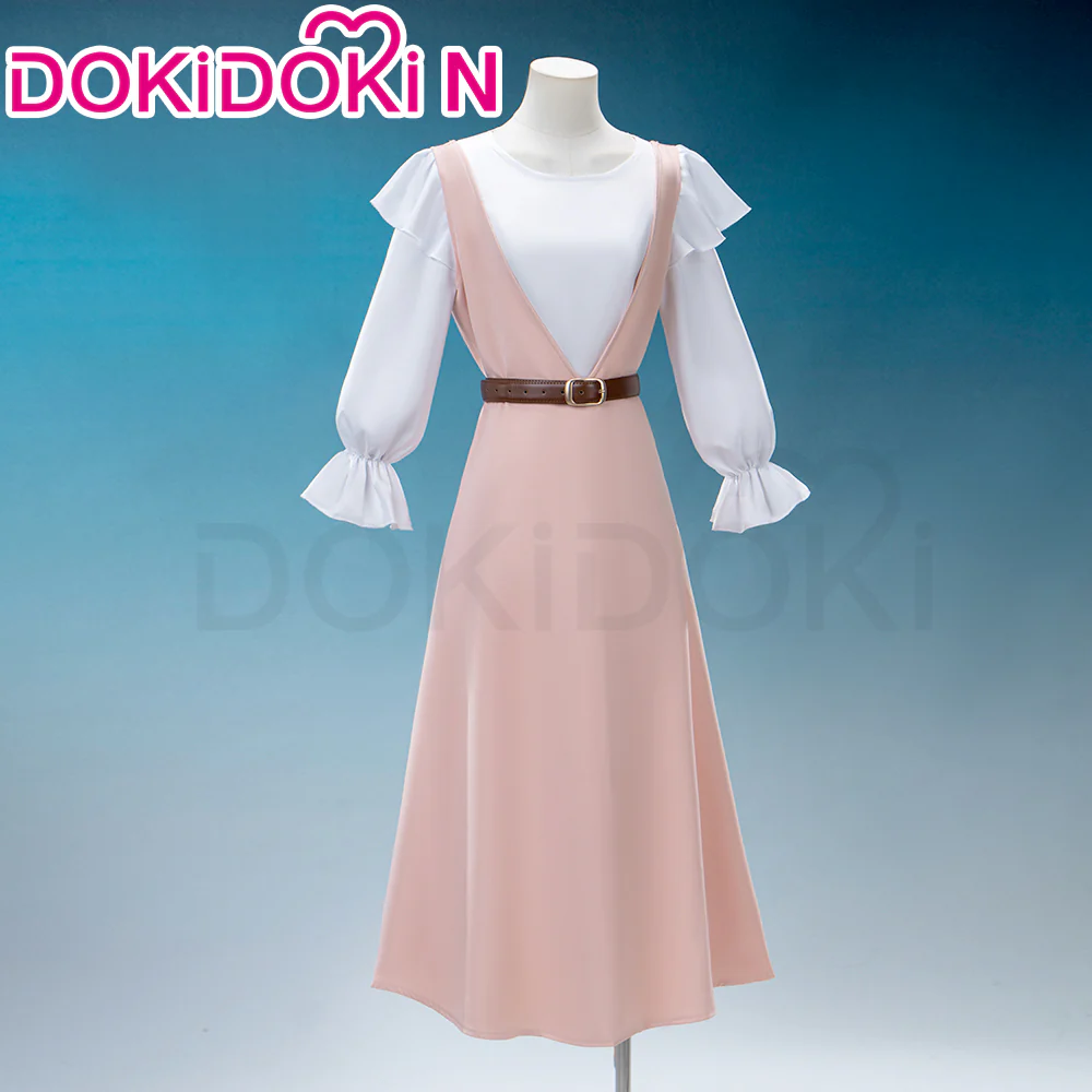 【In Stock】【Size S-2XL】DokiDoki-N Anime The Fragrant Flower Blooms With Dignity Cosplay Waguri Kaoruko  Costume Pink Dress Kaoru Hana wa Rin to Saku - Image 2