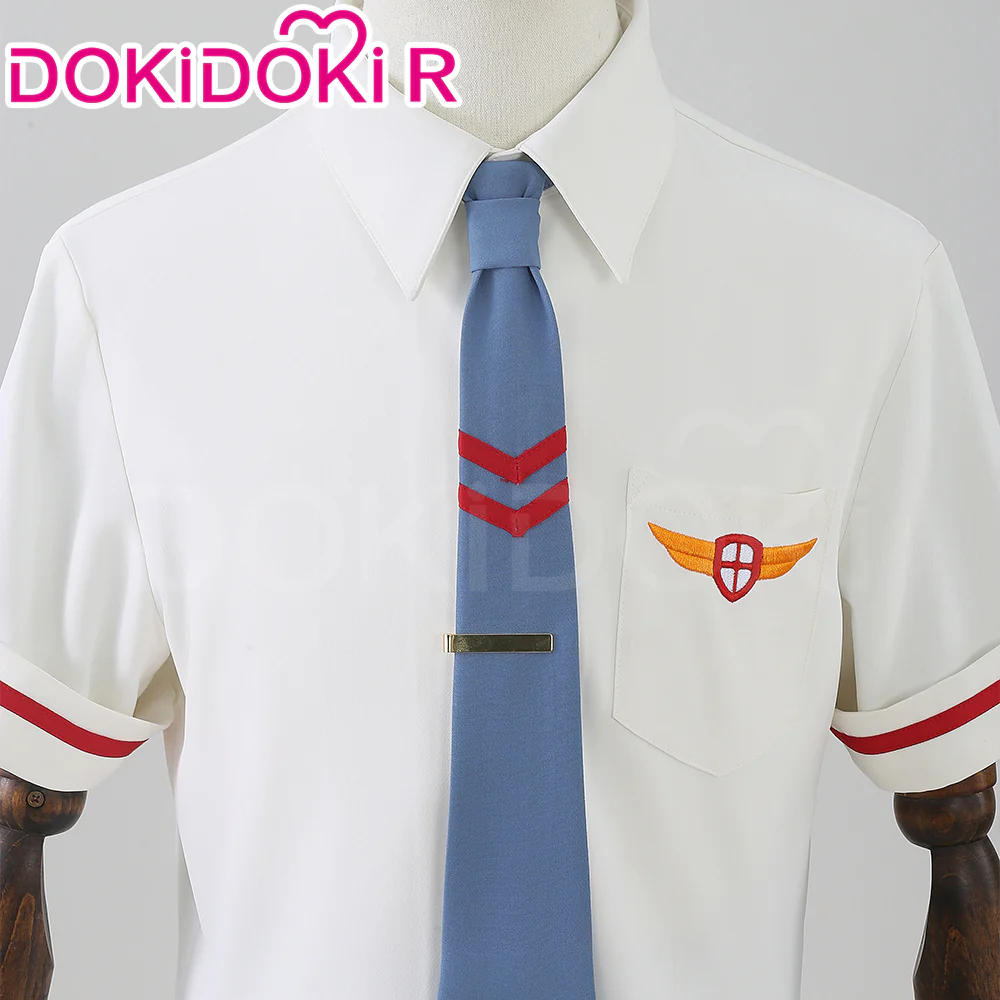 【In Stock】【Size XS-2XL】DokiDoki-R Anime Cardcaptor Sakura Cosplay Sakura Avalon / Syaoran Li Summer School Uniform Costume - Image 9