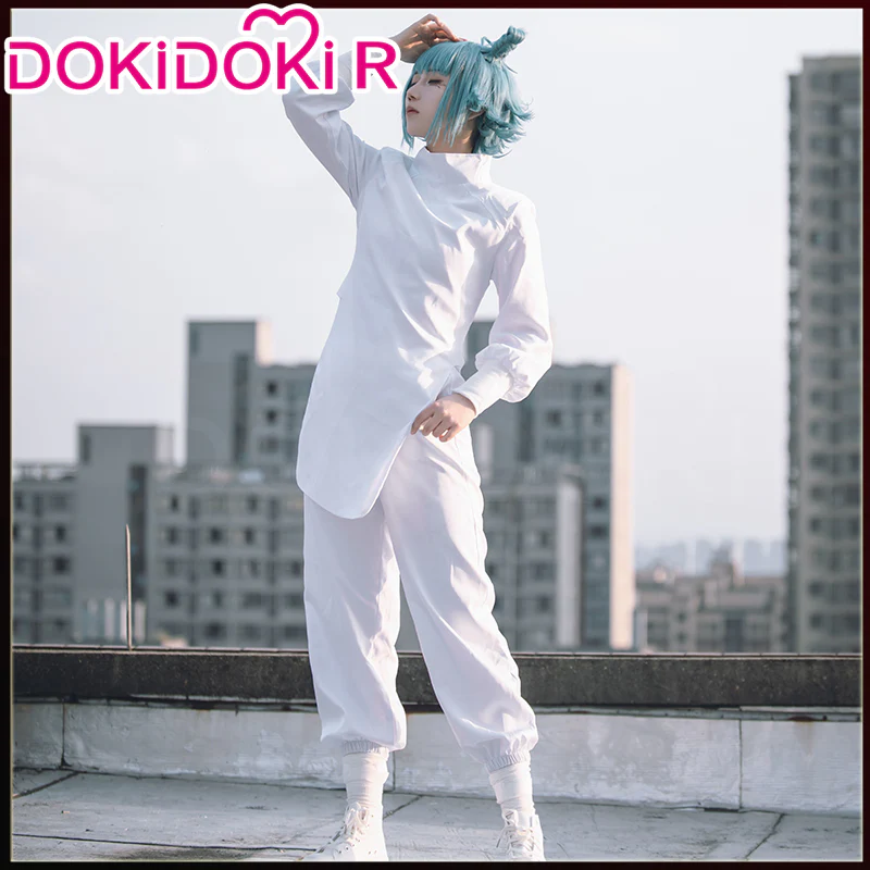 【In Stock】【Size S-2XL】Dokidoki-R Anime Cosplay Costume White Uniform Suit - Image 3