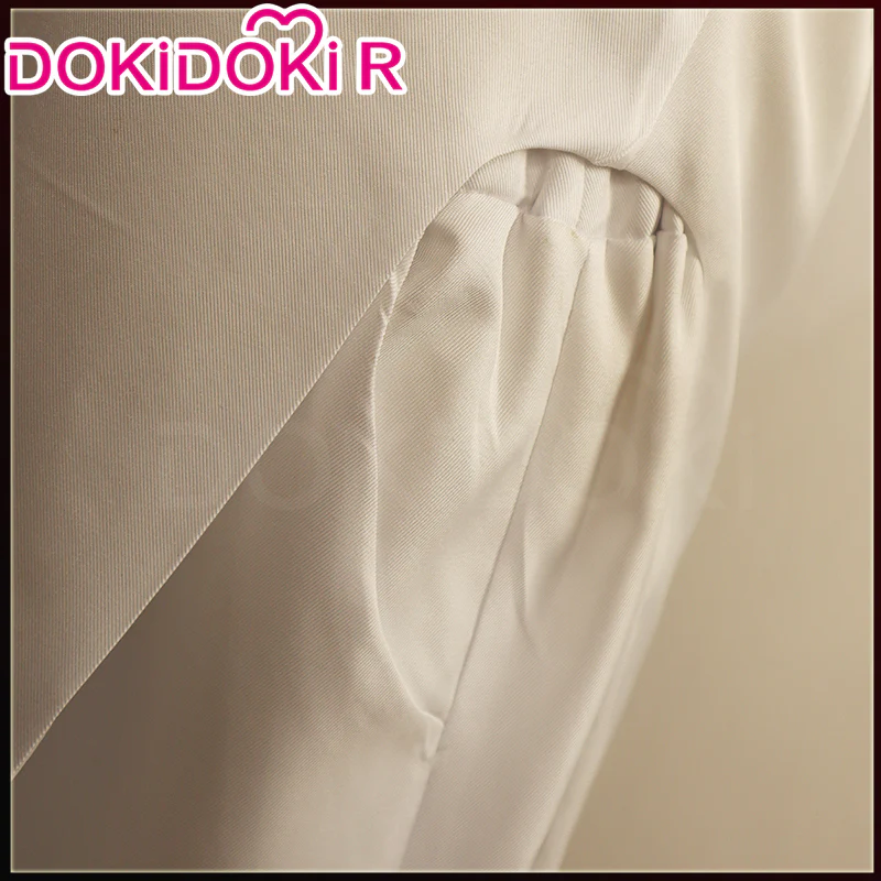 【In Stock】【Size S-2XL】Dokidoki-R Anime Cosplay Costume White Uniform Suit - Image 4
