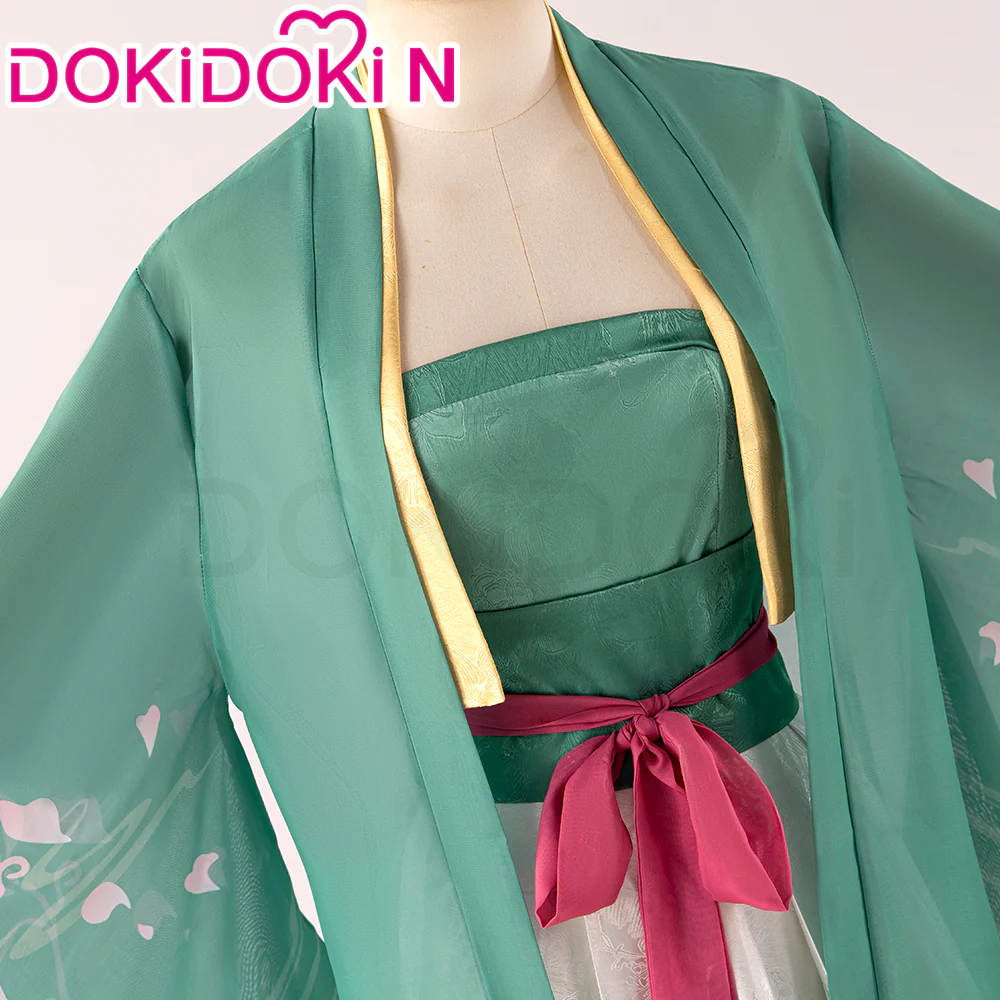 【In Stock】【Size S-2XL】DokiDoki-R Anime The Apothecary Diaries Cosplay Maomao Costume Mao Mao Greeen Dress Season 2 HanFu Style - Image 4