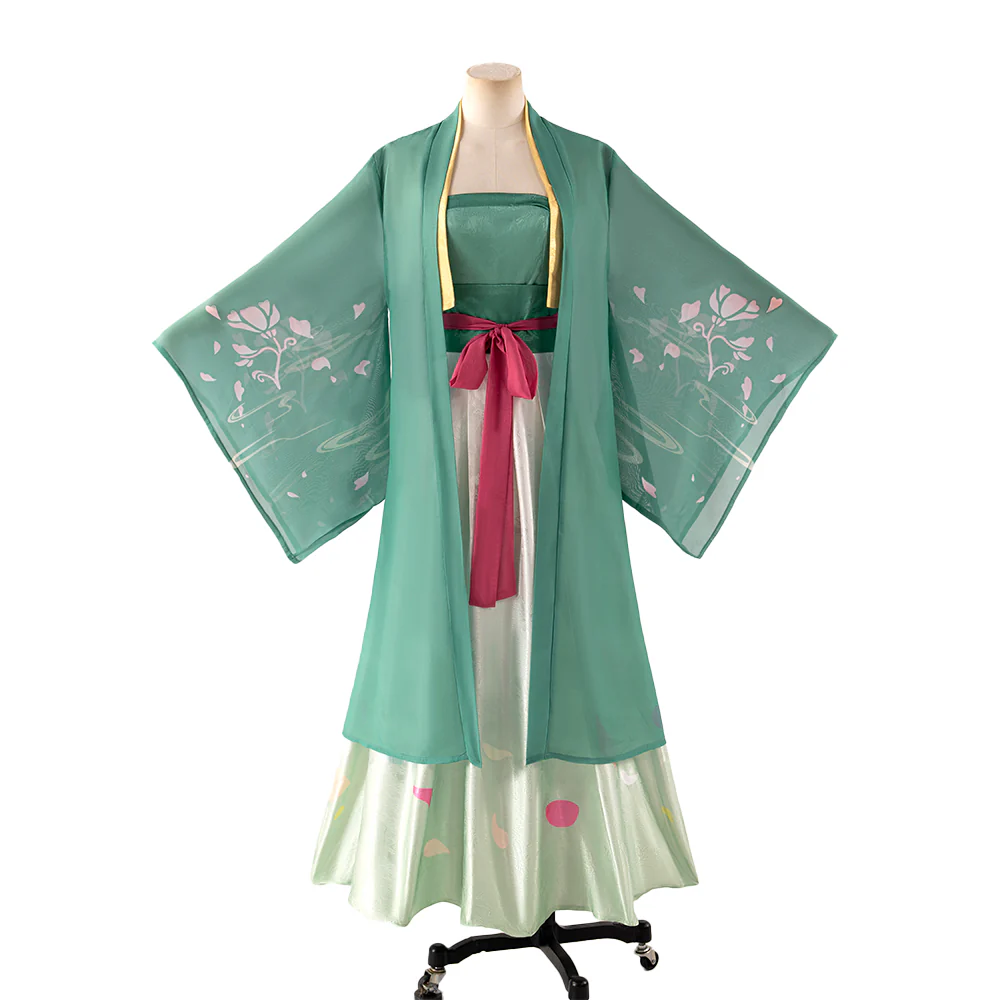 【In Stock】【Size S-2XL】DokiDoki-R Anime The Apothecary Diaries Cosplay Maomao Costume Mao Mao Greeen Dress Season 2 HanFu Style - Image 5