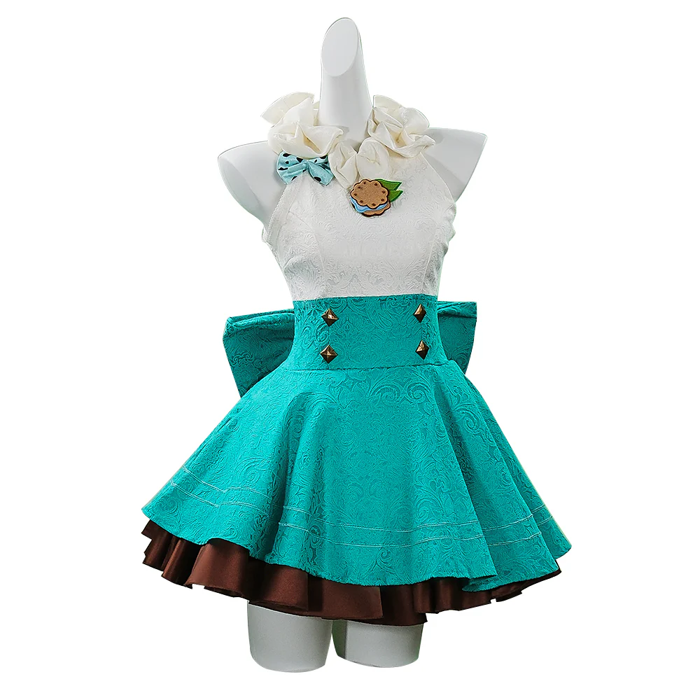 【Size S-2XL】DokiDoki-R Cosplay Costume Sweets Series Chocolate Mint Dress - Image 5