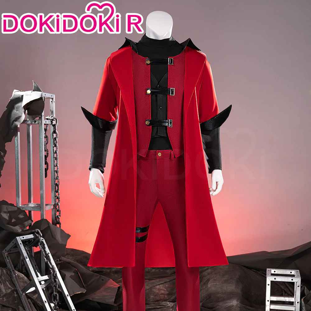 【In Stock】【Size S-2XL】DokiDoki-R Game Anime Cosplay Costume Red