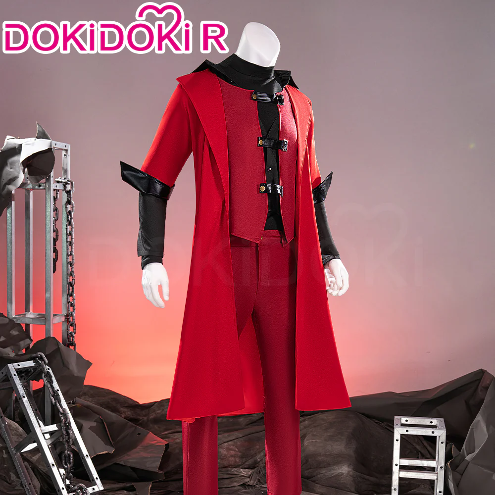 【In Stock】【Size S-2XL】DokiDoki-R Game Anime Cosplay Costume Red - Image 2