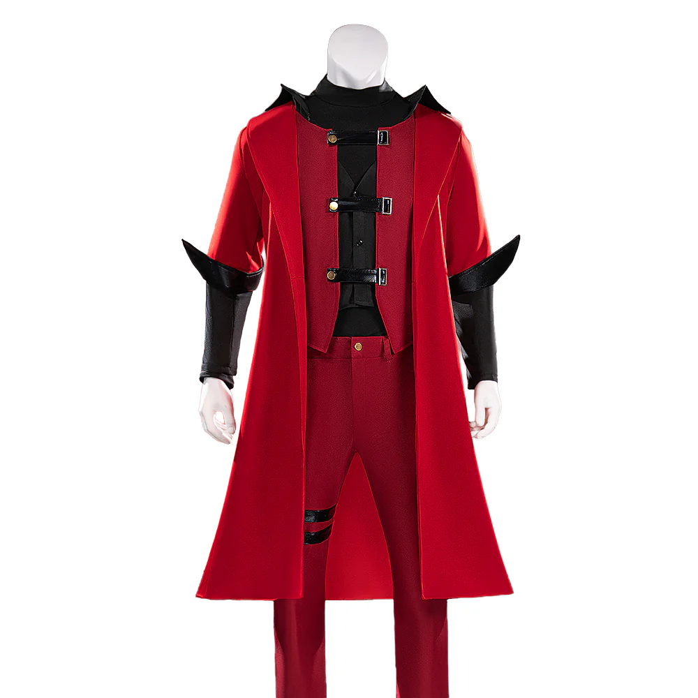 【In Stock】【Size S-2XL】DokiDoki-R Game Anime Cosplay Costume Red - Image 5