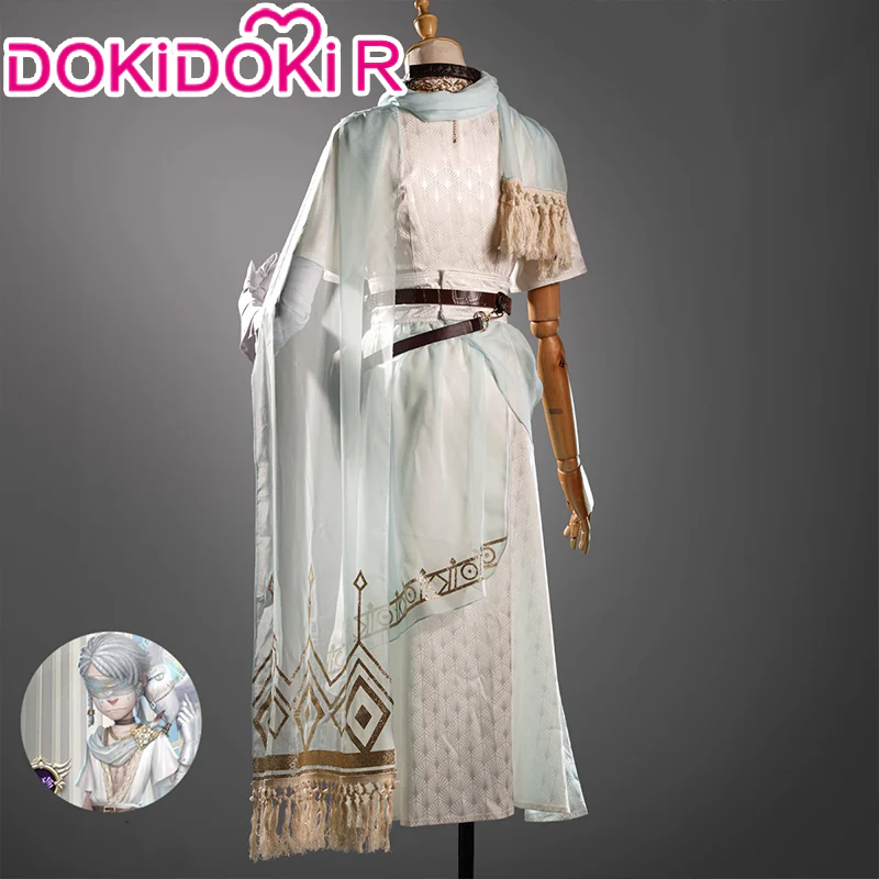 【Partial Size Ready For Ship】【Size S-2XL】DokiDoki-R Game Identity V Cosplay Seer Eli Clark Cosplay Costume Hidden Truth - Pure White Prophet idv - Image 3