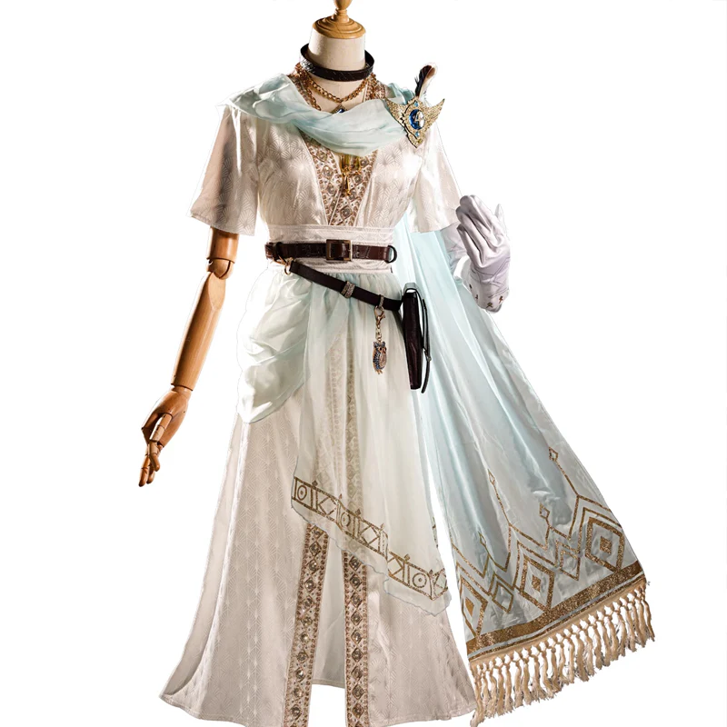 【Partial Size Ready For Ship】【Size S-2XL】DokiDoki-R Game Identity V Cosplay Seer Eli Clark Cosplay Costume Hidden Truth - Pure White Prophet idv - Image 5