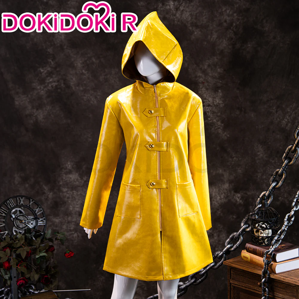 【In Stock】【Size S-2XL】DokiDoki-R Game Cosplay Siix Costume Yellow Rain Coat