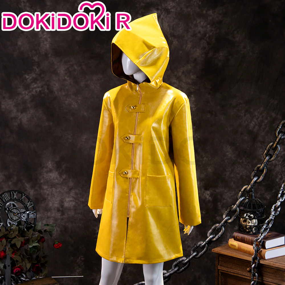 【In Stock】【Size S-2XL】DokiDoki-R Game Cosplay Siix Costume Yellow Rain Coat - Image 2