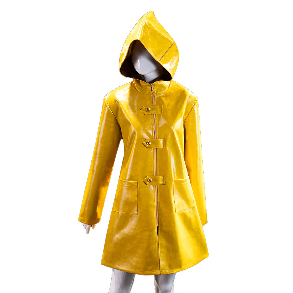 【In Stock】【Size S-2XL】DokiDoki-R Game Cosplay Siix Costume Yellow Rain Coat - Image 5