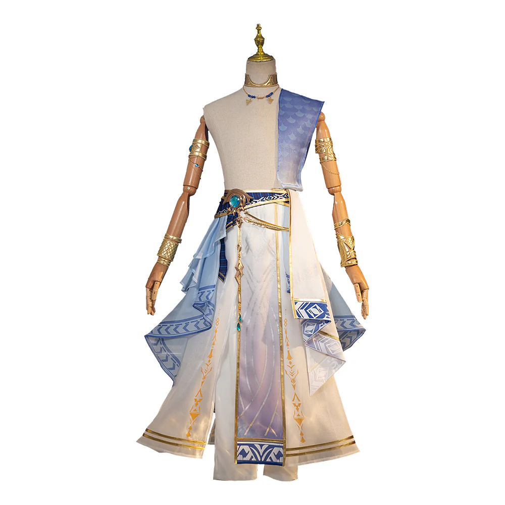 【In Stock】【Size S-2XL】DokiDoki-R Game Love and Deepspace Cosplay Forgotten Sea Rafayel Costume / Tattoo God of the Tides - Image 7