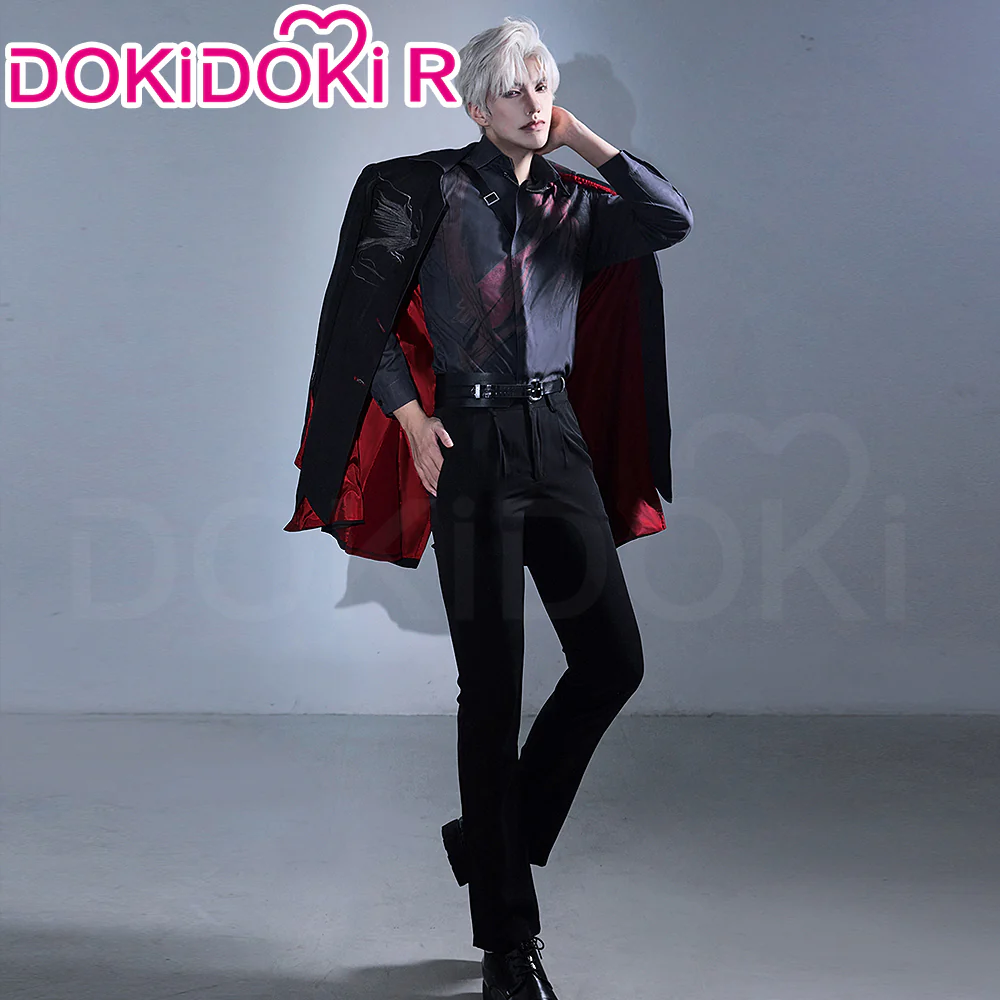 【Partially Ready For Ship】【Size S-2XL】DokiDoki-R Game Love and Deepspace Cosplay Sylus Costume Crimson Veil - Image 2
