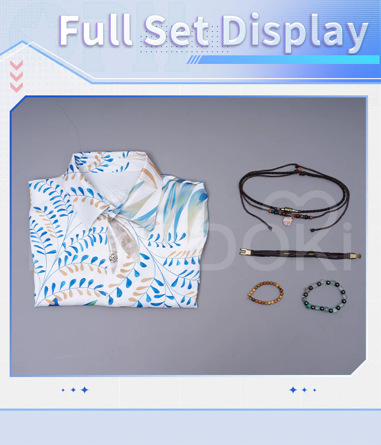 【In Stock】【Size S-2XL】DokiDoki-R Game Love And Deepspace Cosplay Sylus / Xavier / Zayne / Rafayel  / Caleb Costume Tops Only Summer Beach Blaze / Subtly Wild / Bright Spotlight - Image 19