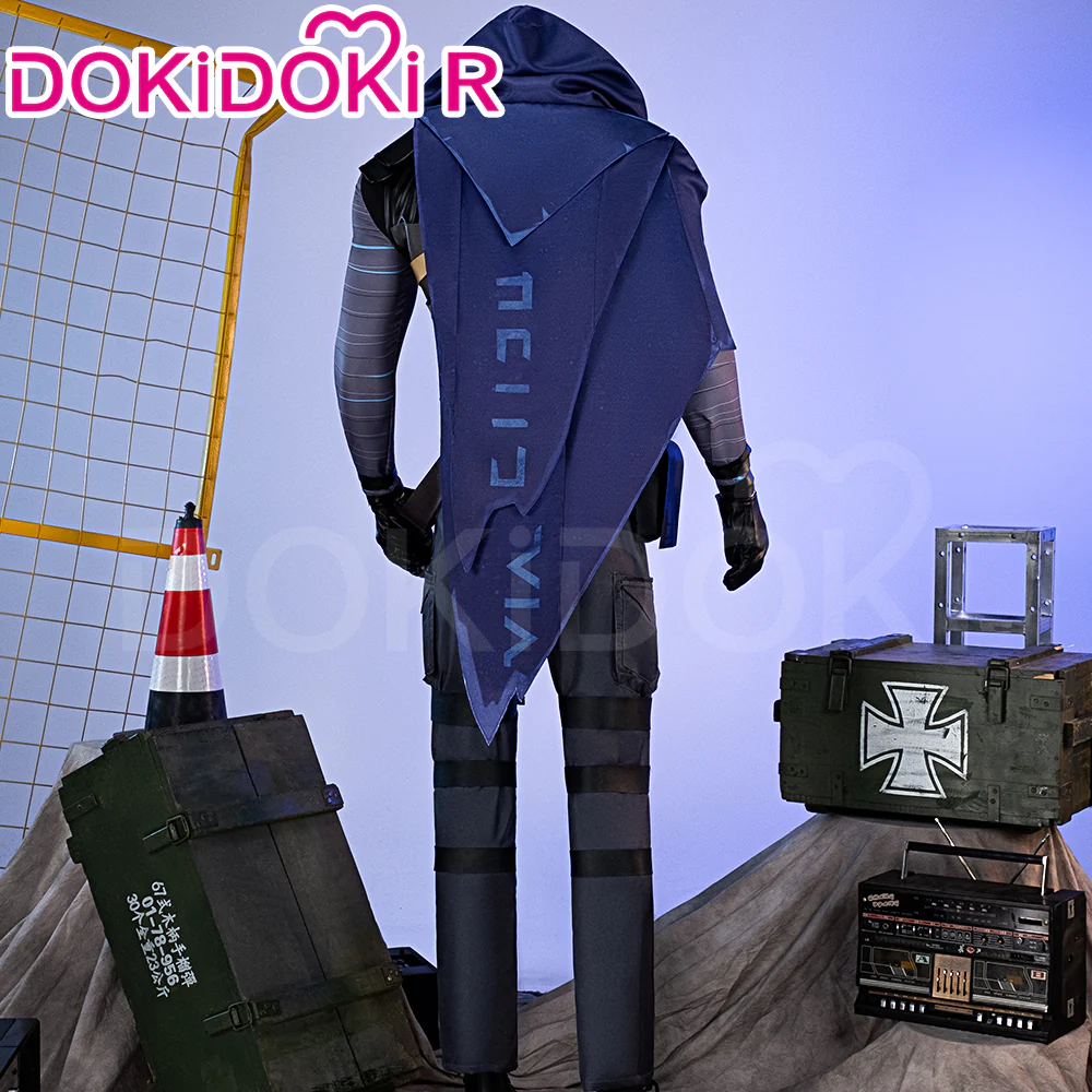 【Size S-2XL】DokiDoki-R Game Valorant Cosplay Omen Costume - Image 3