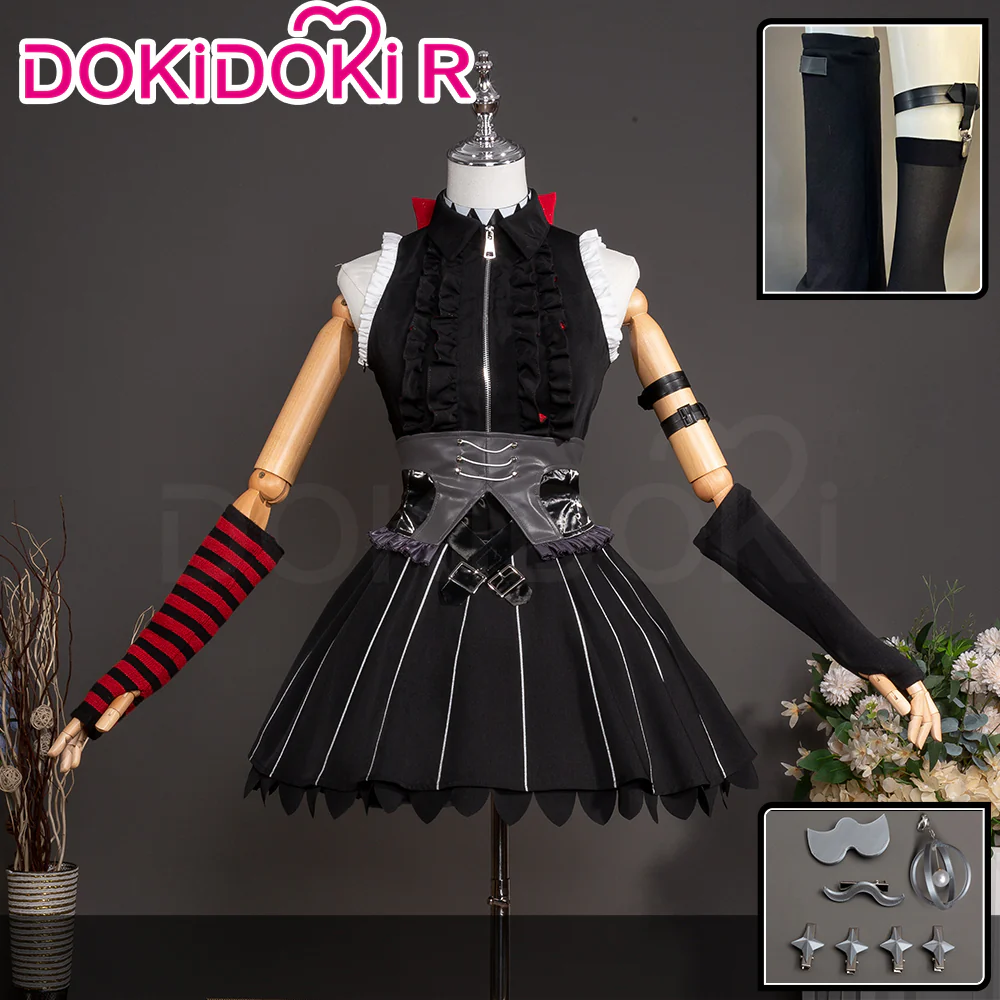 【In Stock 】【Size S-2XL】DokiDoki-R Game Zenless Zone Zero Cosplay Ellen Joe Costume Black Dress ZZZ FES 2025