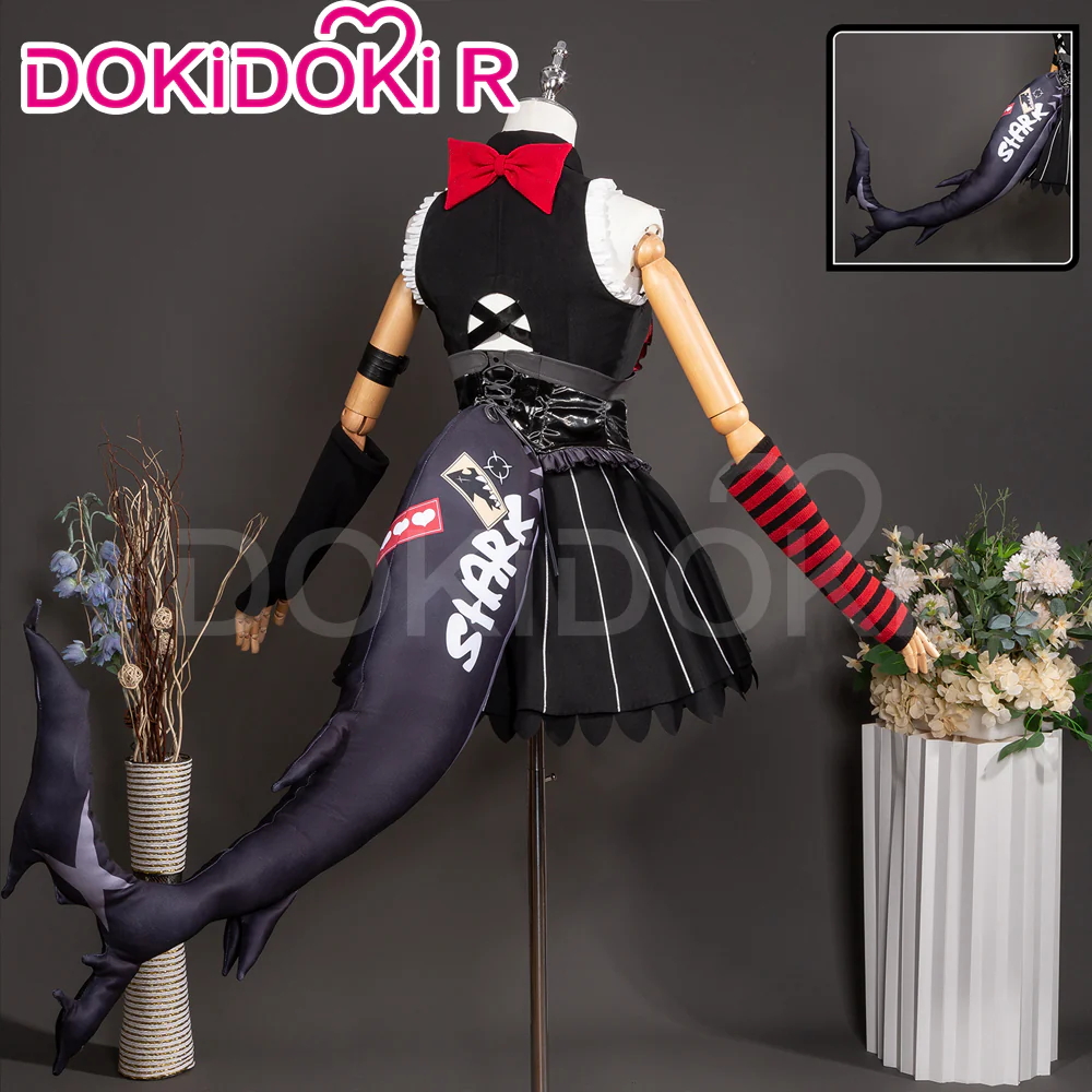 【In Stock 】【Size S-2XL】DokiDoki-R Game Zenless Zone Zero Cosplay Ellen Joe Costume Black Dress ZZZ FES 2025 - Image 2