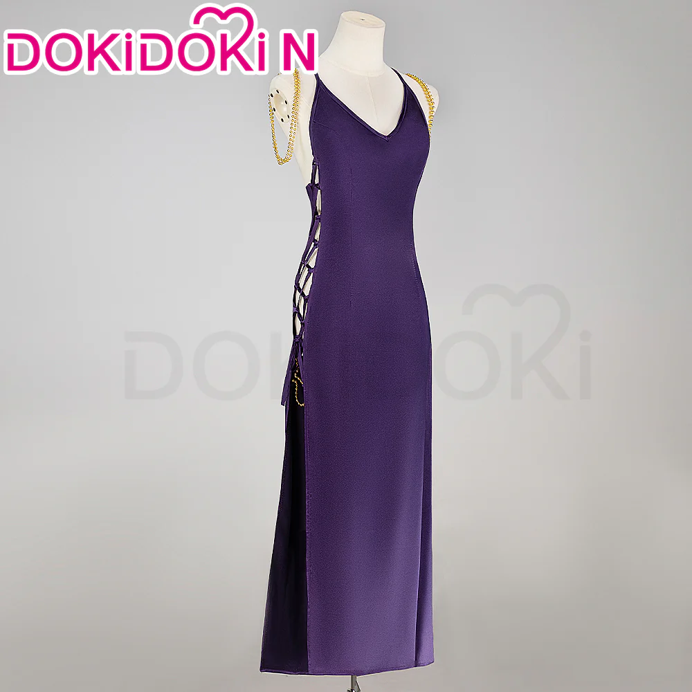 【In Stock】【Size S-3XL】DokiDoki-N Anime Cosplay Purple dress - Image 2