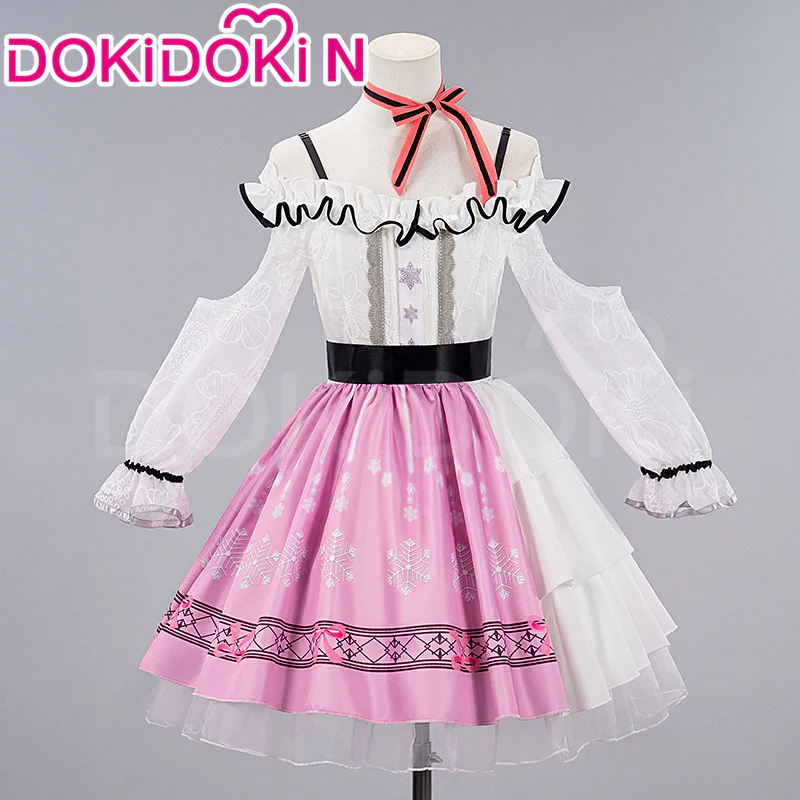 【Partially Ready For Ship】【Size S-3XL】DokiDoki-N Game Infinity Nikki Cosplay Nikki Costume Pink dress