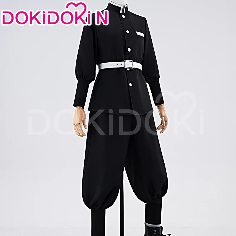 【In Stock】【Size S-3XL】DokiDoki-N Anime Cosplay Black White Men Costume Logistics Department Uniform - Image 2