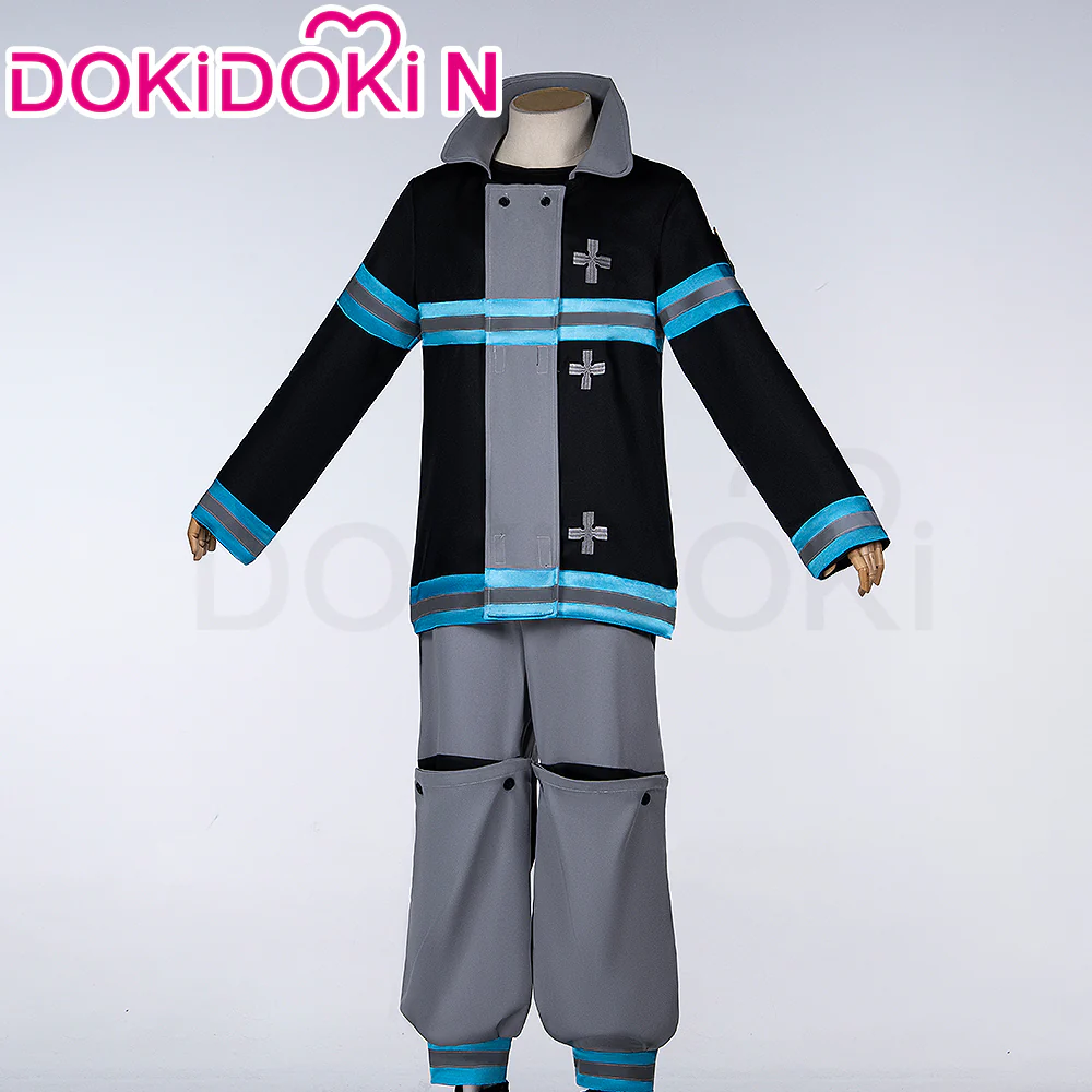 【In Stock】【Size S-2XL】DokiDoki-N Anime Cosplay Blue Gray Costume - Image 3