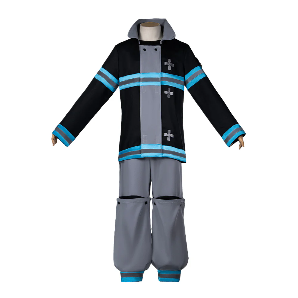 【In Stock】【Size S-2XL】DokiDoki-N Anime Cosplay Blue Gray Costume - Image 5