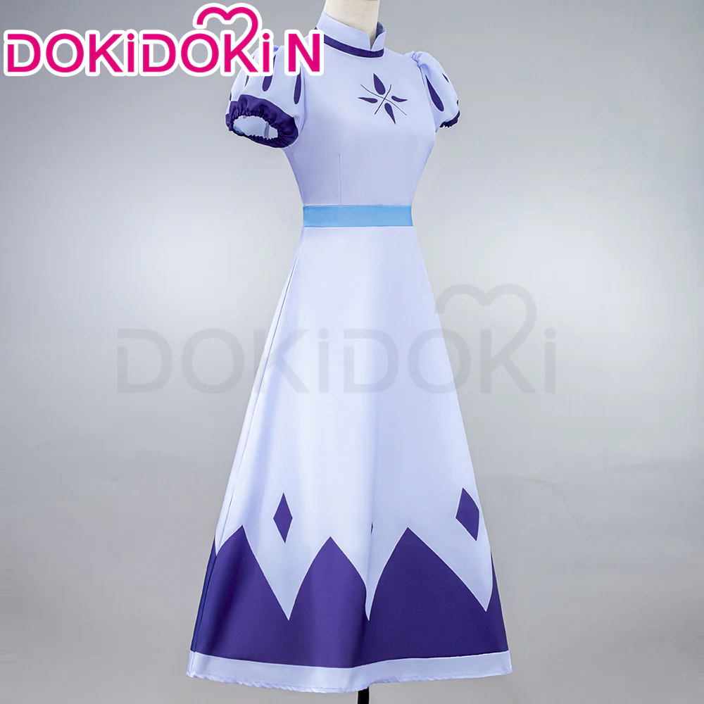 【In Stock】【Size S-3XL】DokiDoki-N Anime Hell Hotel Cosplay Angel Costume Purple Blue - Image 3