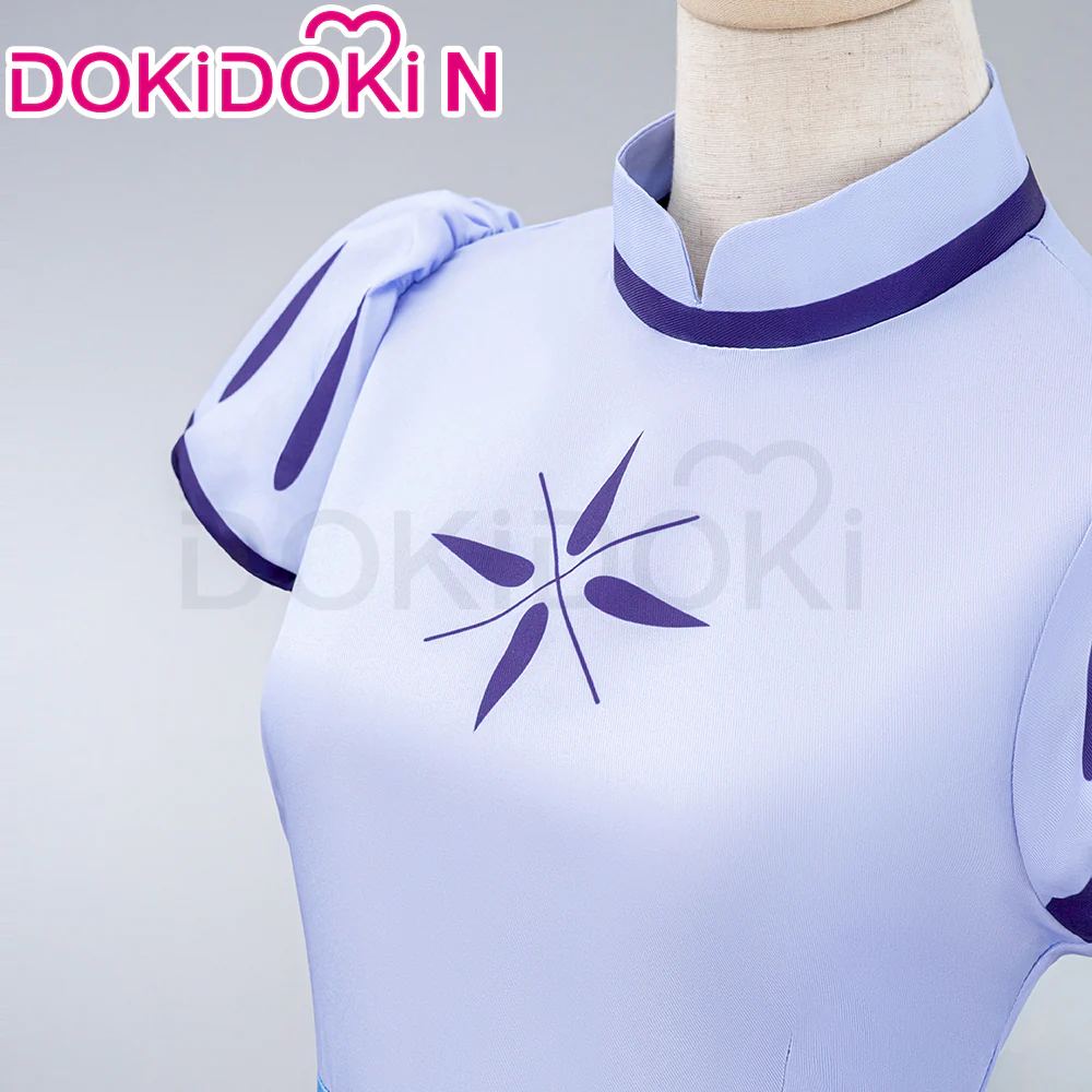 【In Stock】【Size S-3XL】DokiDoki-N Anime Hell Hotel Cosplay Angel Costume Purple Blue - Image 4