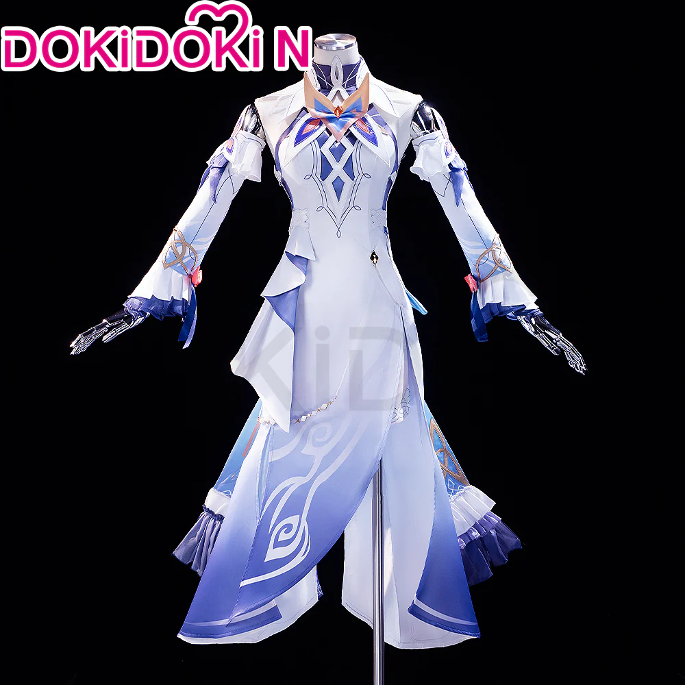 【Size XS-3XL】DokiDoki-N Game Genshin Impact Cosplay Nicole Reeyn Costume" N " Song of the Welkin Moon
