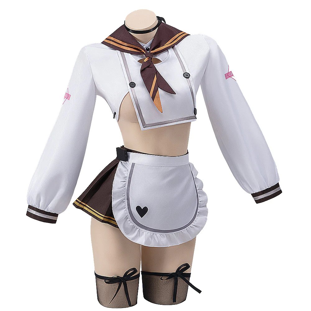 【Partially Ready For Ship】【Size S-3XL】DokiDoki-N Game Cosplay Sexy Uniform Costume - Image 5