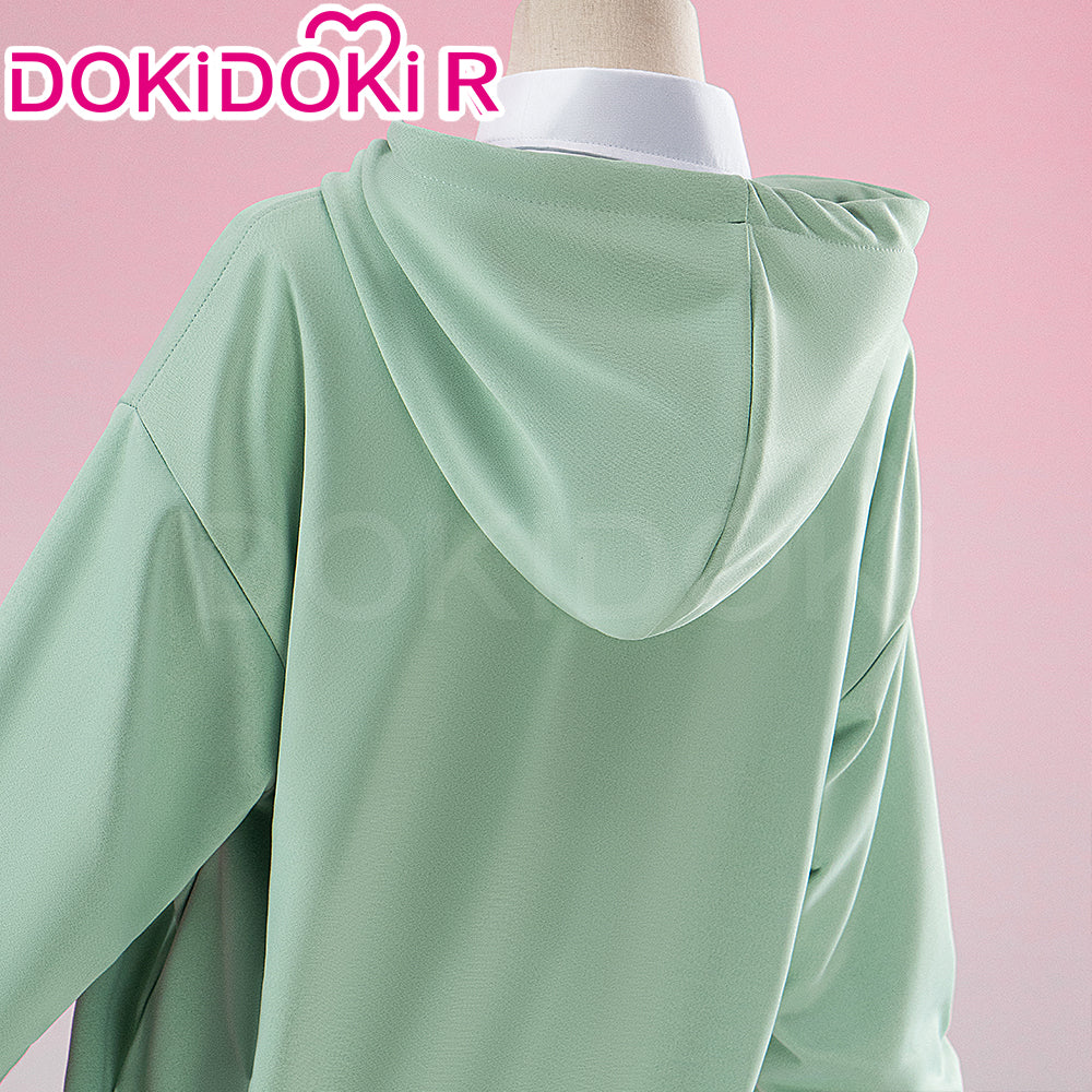【In Stock】【Size S-3XL】Dokidoki-R Anime DDD Cosplay Costume Green Hoodie - Image 4