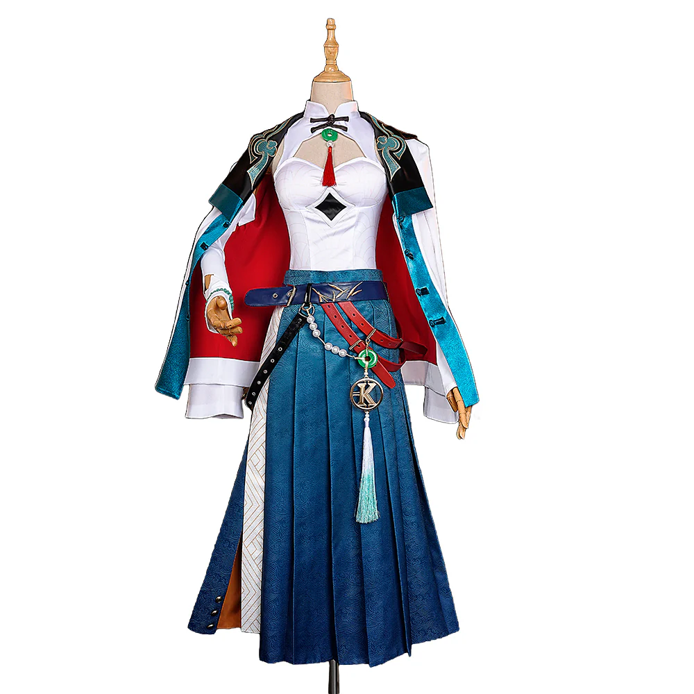 【Partially Ready For Ship】【Size S-3XL】DokiDoki-R Game Honkai: Star Rail × KFC Cosplay Feixiao Costume Fei Xiao - Image 6