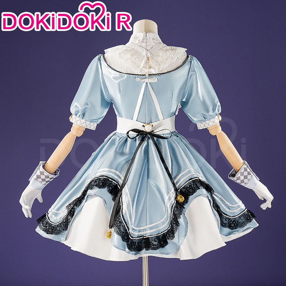 【In Stock】【Size S-3XL】DokiDoki-R Game Infinity Nikki Cosplay Nikki Costume Blue Dress Breezy Tea Time: Siesta - Image 3