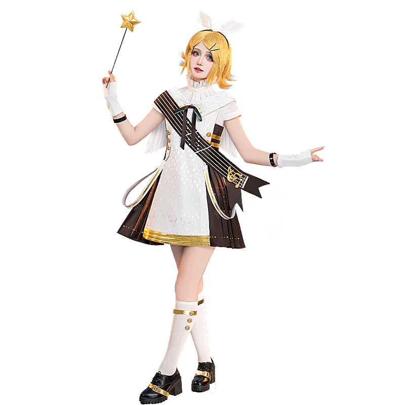 【IN STOCK】Dokidoki-R Vsinger Cosplay Kagamine Rinn Costume Symphony - Image 5