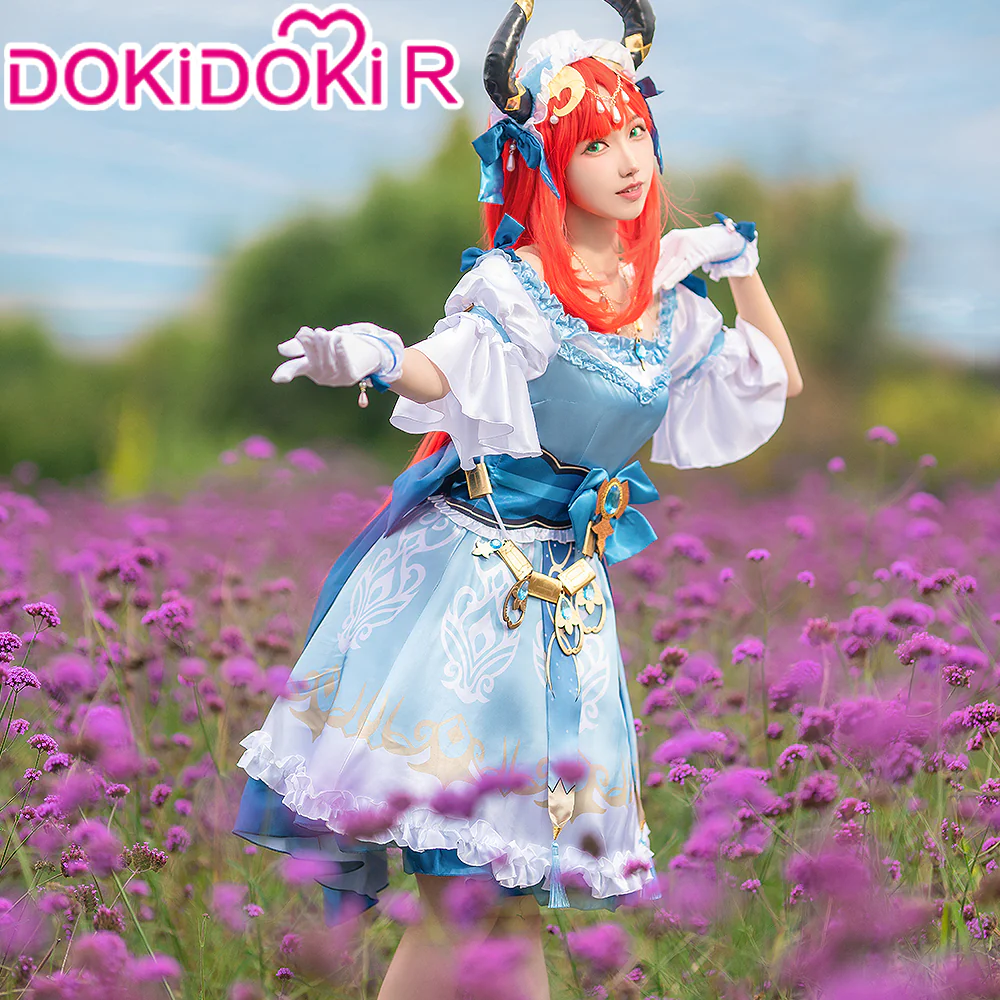 【Partially Ready For Ship】【Size S-2XL】DokiDoki-R Game Genshin Impact × GiGO Cosplay Nilou Costume / Shoes Sumeru - Image 4
