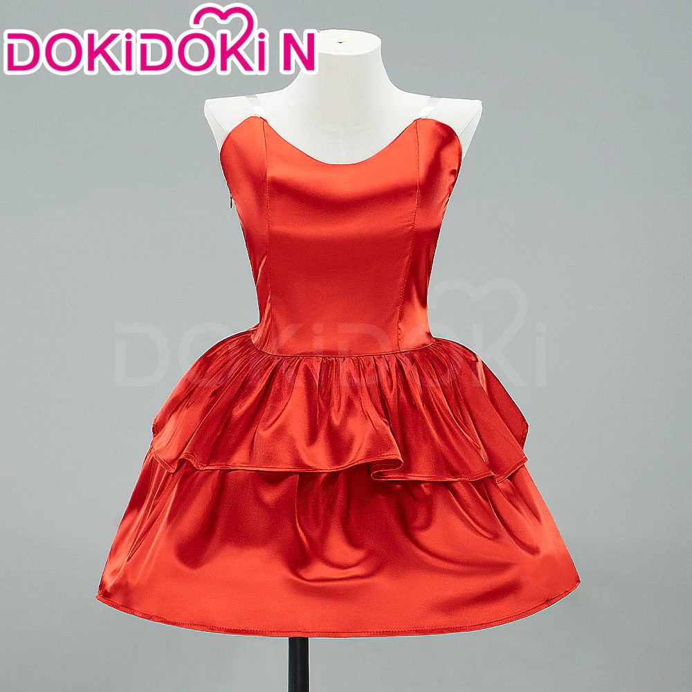 【IN STOCK】【 Size XS-2XL】DokiDoki-N Anime Perfect Blue Cosplay Kirigoe Mima Costume Red Skirt