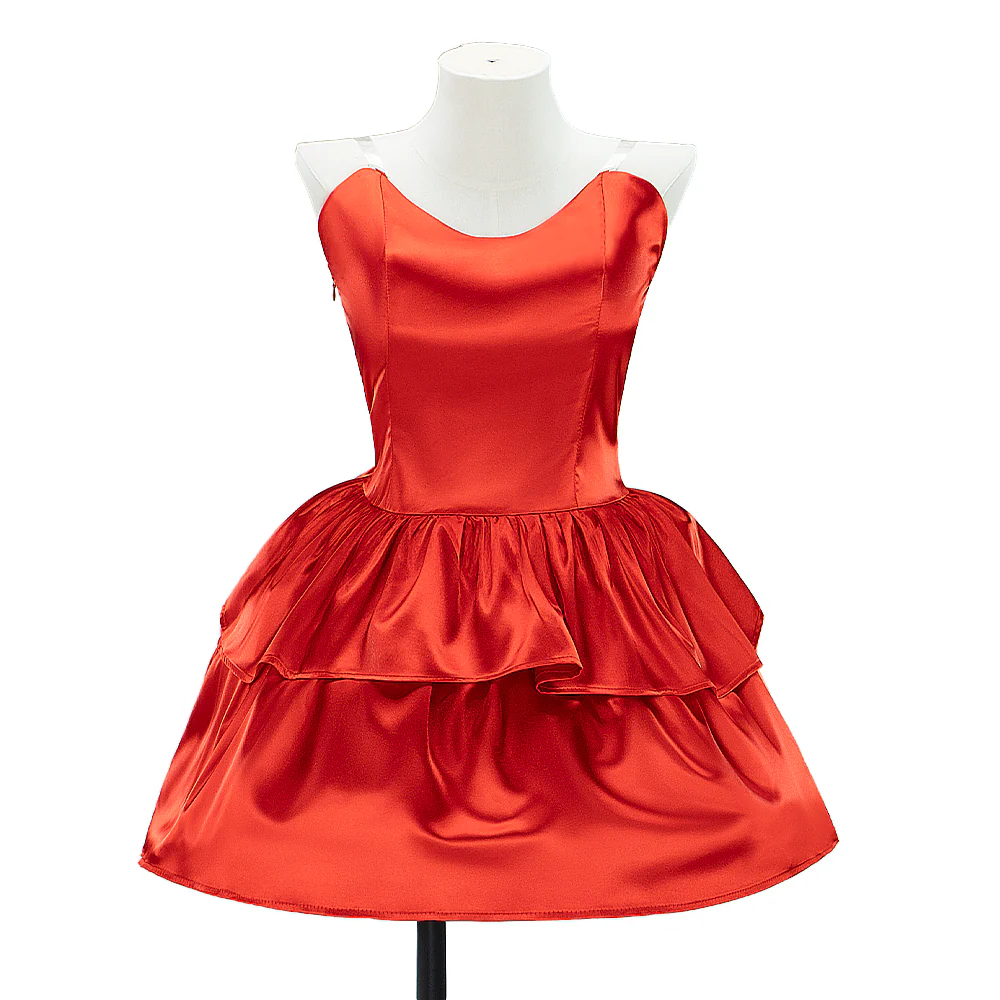【IN STOCK】【 Size XS-2XL】DokiDoki-N Anime Perfect Blue Cosplay Kirigoe Mima Costume Red Skirt - Image 5