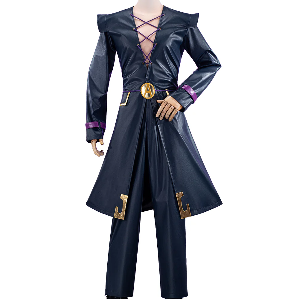 【Partially Ready For Ship】【Size XS-2XL】DokiDoki-R Anime Cosplay Black Coat Men Costume - Image 5