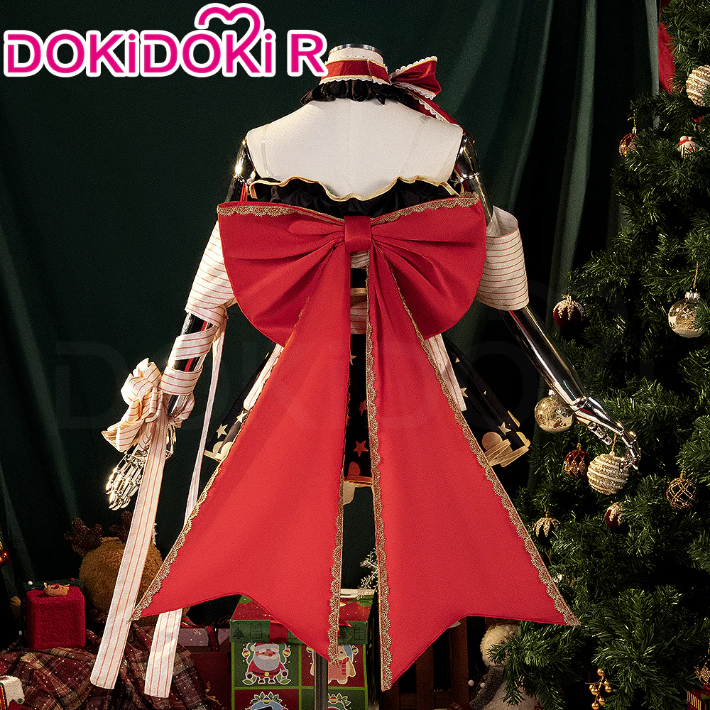 【In Stock】【Size XS-2XL】DokiDoki-R Anime LoveLive! School Idol Project Cosplay Yazawa Nico Black White Red Dress Costume / Hat Christmas Wearing - Image 3