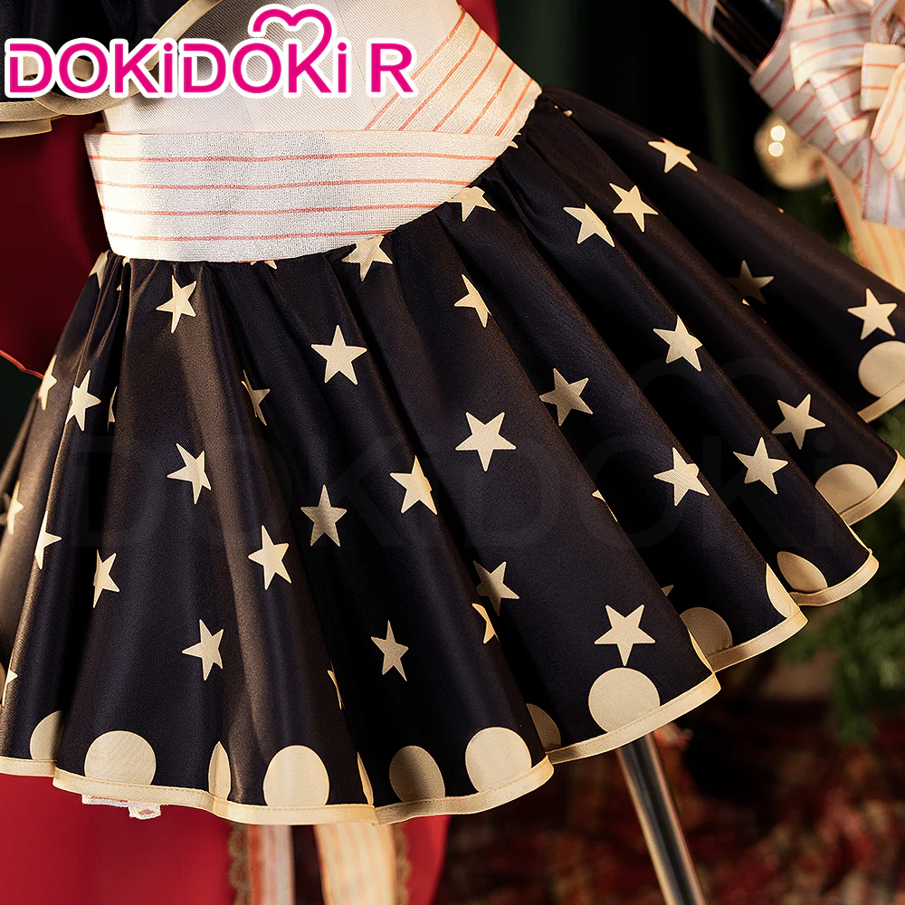 【In Stock】【Size XS-2XL】DokiDoki-R Anime LoveLive! School Idol Project Cosplay Yazawa Nico Black White Red Dress Costume / Hat Christmas Wearing - Image 4