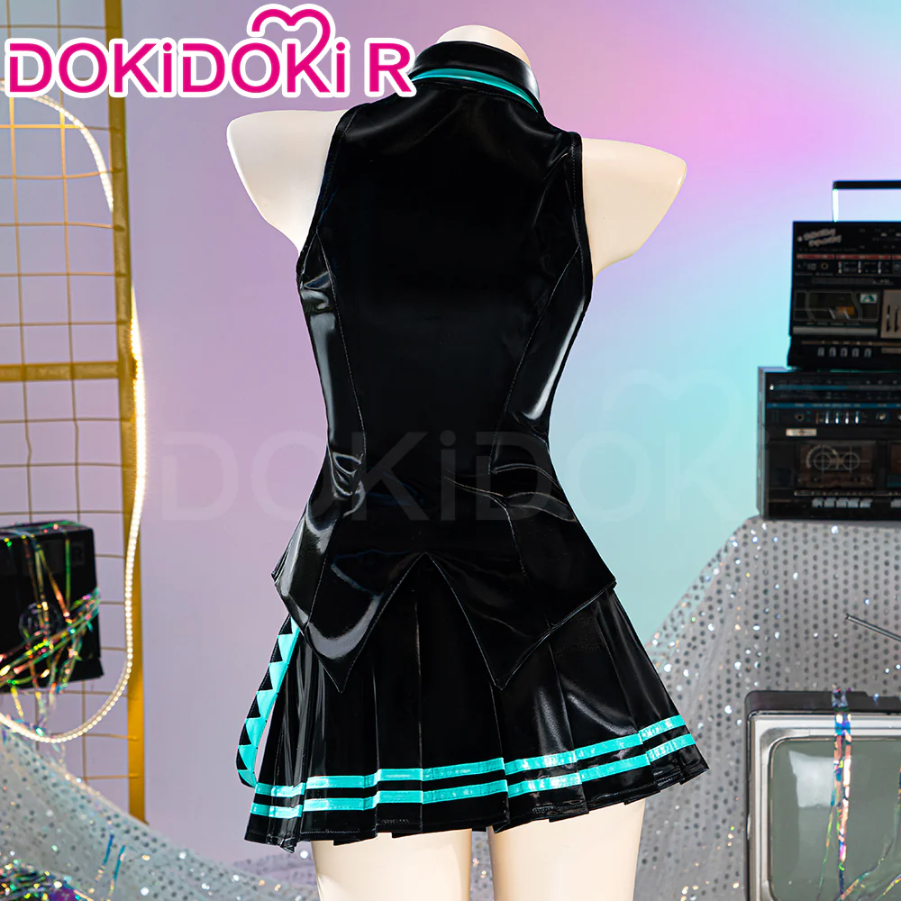 【Partially Ready For Ship】【Size XS-XL】DokiDoki-R Cosplay 16th Anniversary Costume Black Green Suit - Image 2