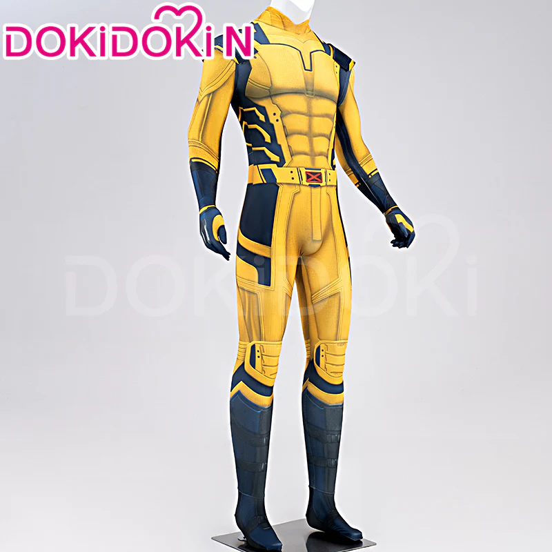 【In Stock】【Size XS-3XL】DokiDoki-N Movie Cosplay Black Yellow Man Costume Bodysuit - Image 3
