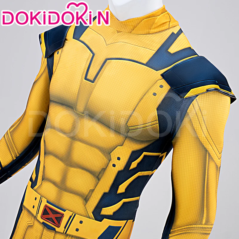 【In Stock】【Size XS-3XL】DokiDoki-N Movie Cosplay Black Yellow Man Costume Bodysuit - Image 4