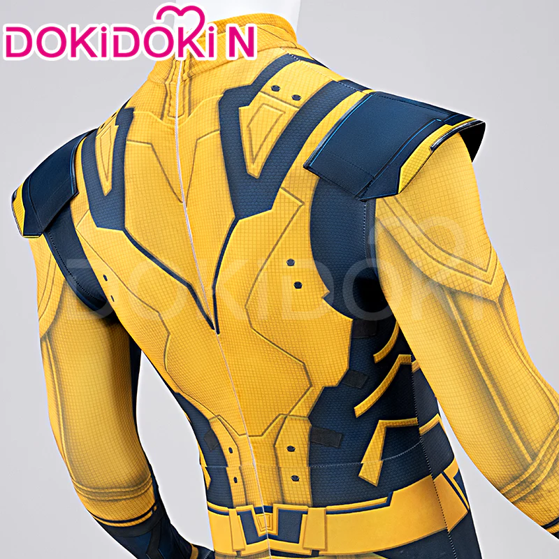 【In Stock】【Size XS-3XL】DokiDoki-N Movie Cosplay Black Yellow Man Costume Bodysuit - Image 5