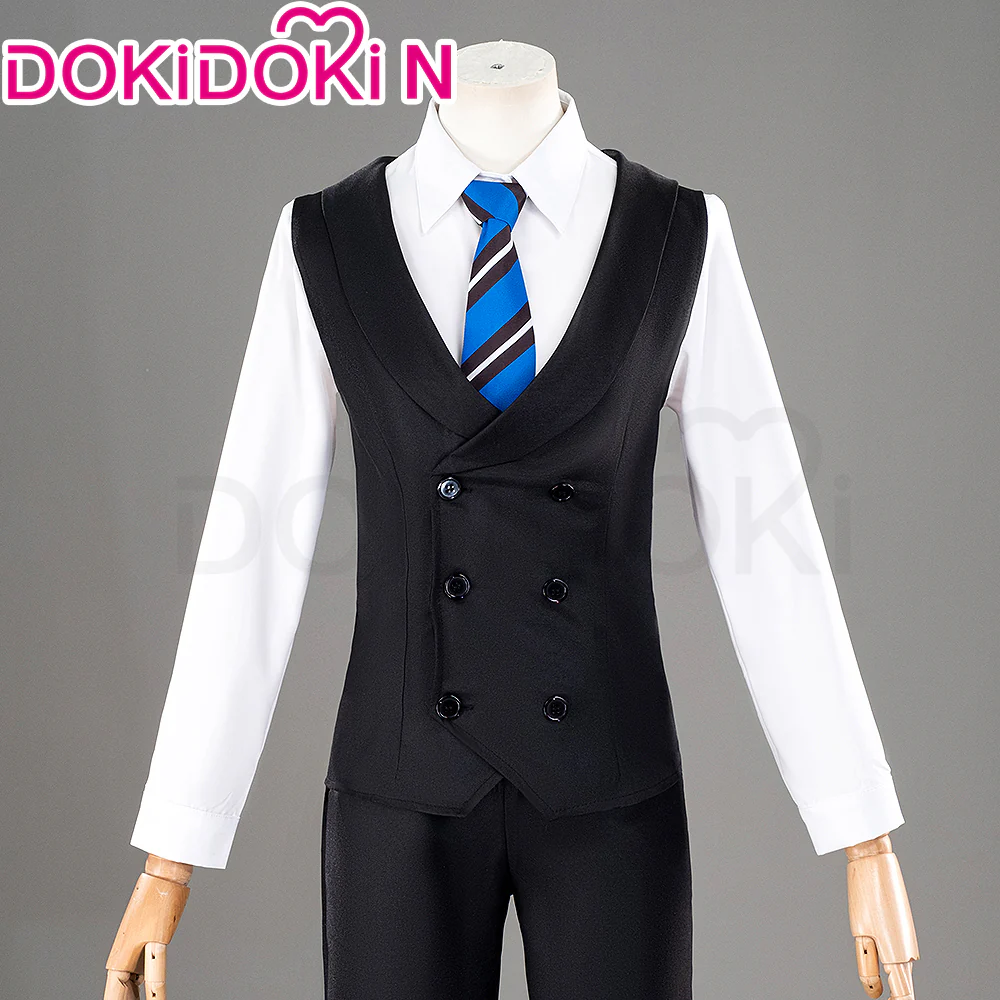 【Ready For Ship】【Last Batch】【Size XS-3XL】DokiDoki-N Anime Black Butler: Public School Arc Cosplay Ciel Phantomhive Costume Uniform - Image 4