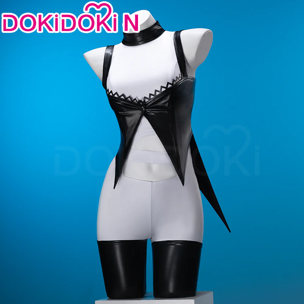 【In Stock】【Size XS-3XL】DokiDoki-N Anime Cosplay Black White Female - Image 2