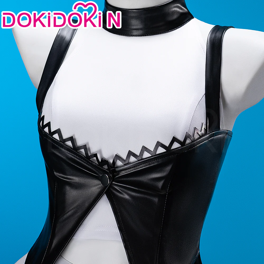 【In Stock】【Size XS-3XL】DokiDoki-N Anime Cosplay Black White Female - Image 4