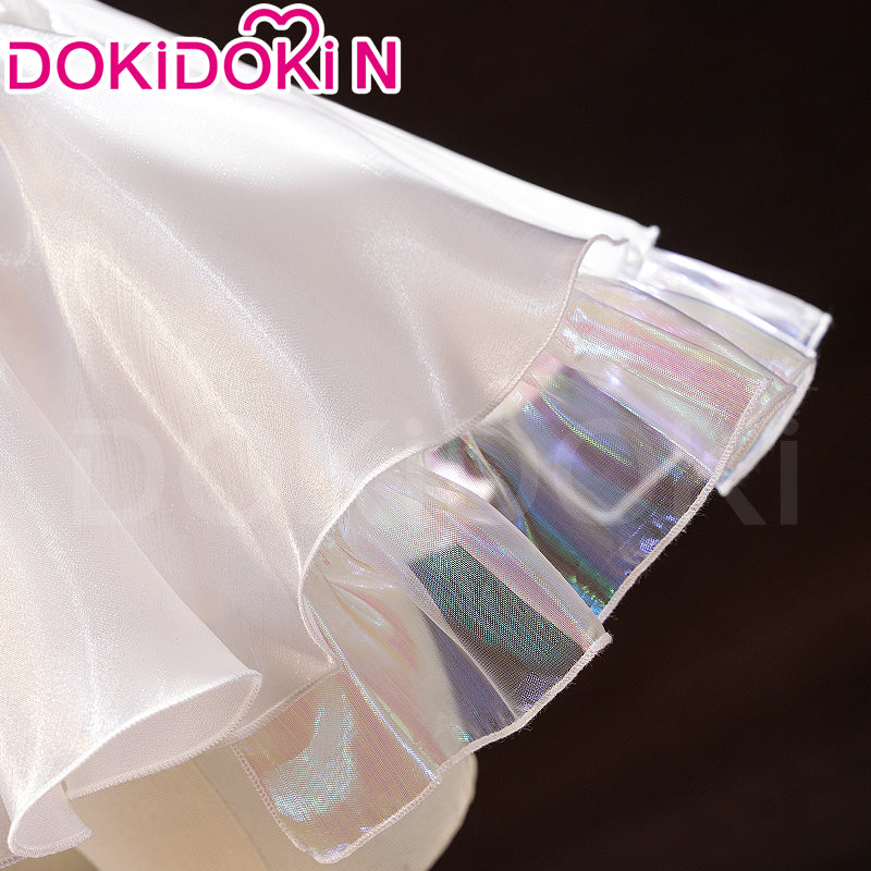 【In Stock】【Size XS-3XL】DokiDoki-N Anime Cosplay Costume White Dress Pink Heart White Angel - Image 4