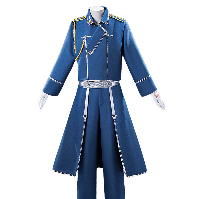 【In Stock】【Size XS-3XL】DokiDoki-N Anime FULLMETAL ALCHEMIST Cosplay Roy Mustang Costume - Image 5